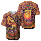 Custom Broncos Honouring First Nations Baseball Jersey NAIDOC 2026 Deadly 50 Years