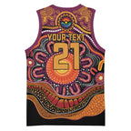 Custom Broncos Honouring First Nations Basketball Jersey NAIDOC 2026 Deadly 50 Years