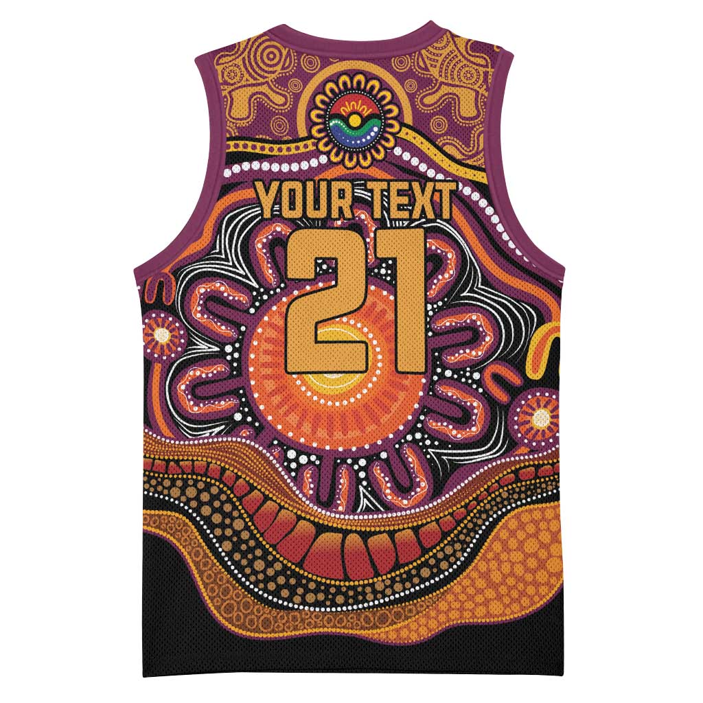 Custom Broncos Honouring First Nations Basketball Jersey NAIDOC 2026 Deadly 50 Years