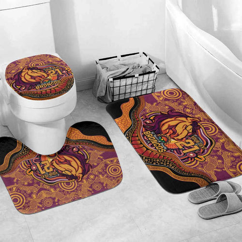 Custom Broncos Honouring First Nations Bathroom Set NAIDOC 2026 Deadly 50 Years