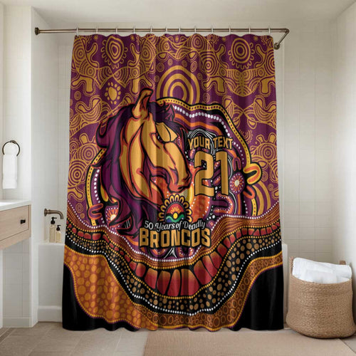 Custom Broncos Honouring First Nations Bathroom Set NAIDOC 2026 Deadly 50 Years