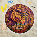 Custom Broncos Honouring First Nations Beach Blanket NAIDOC 2026 Deadly 50 Years
