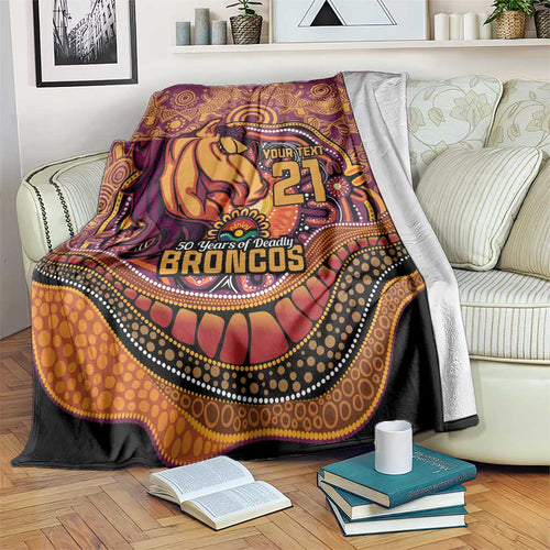 Custom Broncos Honouring First Nations Blanket NAIDOC 2026 Deadly 50 Years