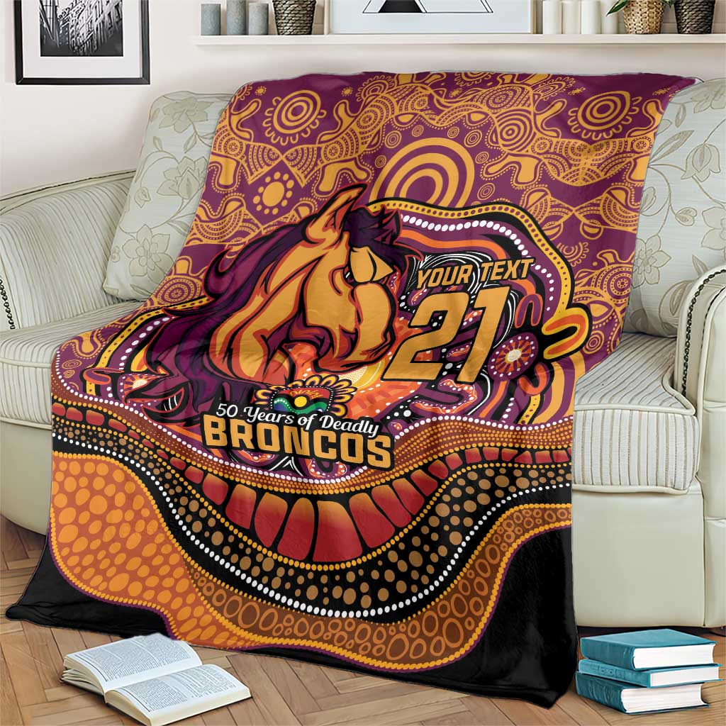 Custom Broncos Honouring First Nations Blanket NAIDOC 2026 Deadly 50 Years