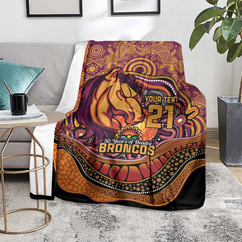 Custom Broncos Honouring First Nations Blanket NAIDOC 2026 Deadly 50 Years