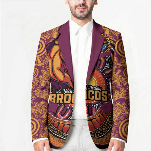 Custom Broncos Honouring First Nations Blazer NAIDOC 2026 Deadly 50 Years
