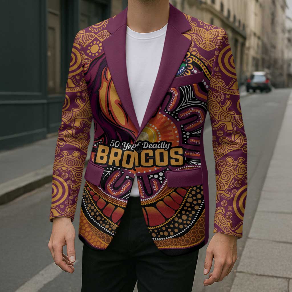 Custom Broncos Honouring First Nations Blazer NAIDOC 2026 Deadly 50 Years