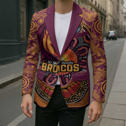 Custom Broncos Honouring First Nations Blazer NAIDOC 2026 Deadly 50 Years