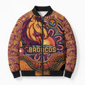 Custom Broncos Honouring First Nations Bomber Puffer Jacket NAIDOC 2026 Deadly 50 Years