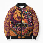 Custom Broncos Honouring First Nations Bomber Puffer Jacket NAIDOC 2026 Deadly 50 Years
