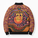 Custom Broncos Honouring First Nations Bomber Puffer Jacket NAIDOC 2026 Deadly 50 Years