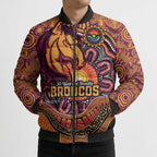 Custom Broncos Honouring First Nations Bomber Puffer Jacket NAIDOC 2026 Deadly 50 Years