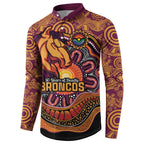 Custom Broncos Honouring First Nations Button Sweatshirt NAIDOC 2026 Deadly 50 Years