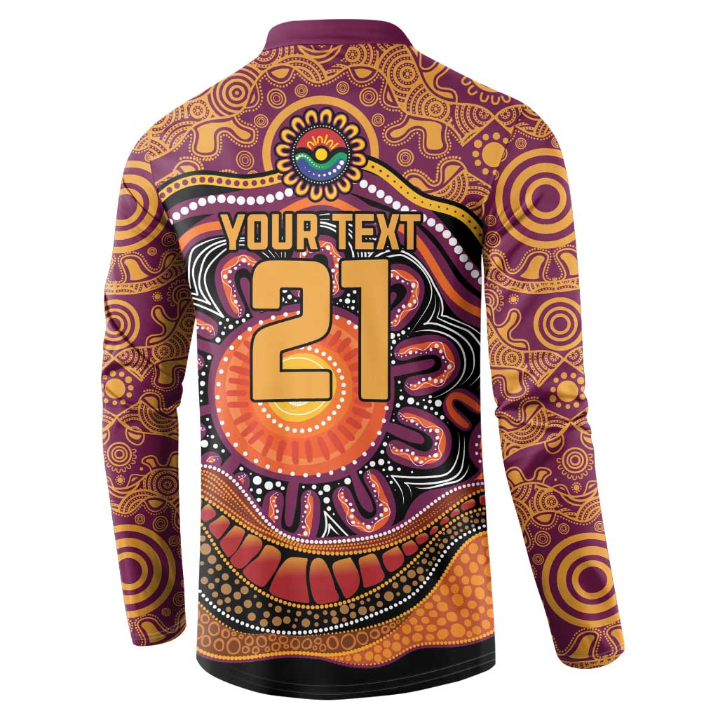 Custom Broncos Honouring First Nations Button Sweatshirt NAIDOC 2026 Deadly 50 Years