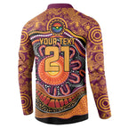Custom Broncos Honouring First Nations Button Sweatshirt NAIDOC 2026 Deadly 50 Years
