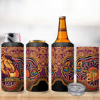 Custom Broncos Honouring First Nations 4 in 1 Can Cooler Tumbler NAIDOC 2026 Deadly 50 Years