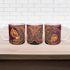 Custom Broncos Honouring First Nations Ceramic Mug NAIDOC 2026 Deadly 50 Years