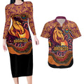 Custom Broncos Honouring First Nations Couples Matching Long Sleeve Bodycon Dress and Hawaiian Shirt NAIDOC 2026 Deadly 50 Years