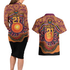 Custom Broncos Honouring First Nations Couples Matching Long Sleeve Bodycon Dress and Hawaiian Shirt NAIDOC 2026 Deadly 50 Years