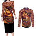Custom Broncos Honouring First Nations Couples Matching Long Sleeve Bodycon Dress and Long Sleeve Button Shirt NAIDOC 2026 Deadly 50 Years