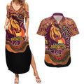 Custom Broncos Honouring First Nations Couples Matching Summer Maxi Dress and Hawaiian Shirt NAIDOC 2026 Deadly 50 Years