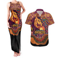 Custom Broncos Honouring First Nations Couples Matching Tank Maxi Dress and Hawaiian Shirt NAIDOC 2026 Deadly 50 Years