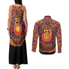Custom Broncos Honouring First Nations Couples Matching Tank Maxi Dress and Long Sleeve Button Shirt NAIDOC 2026 Deadly 50 Years