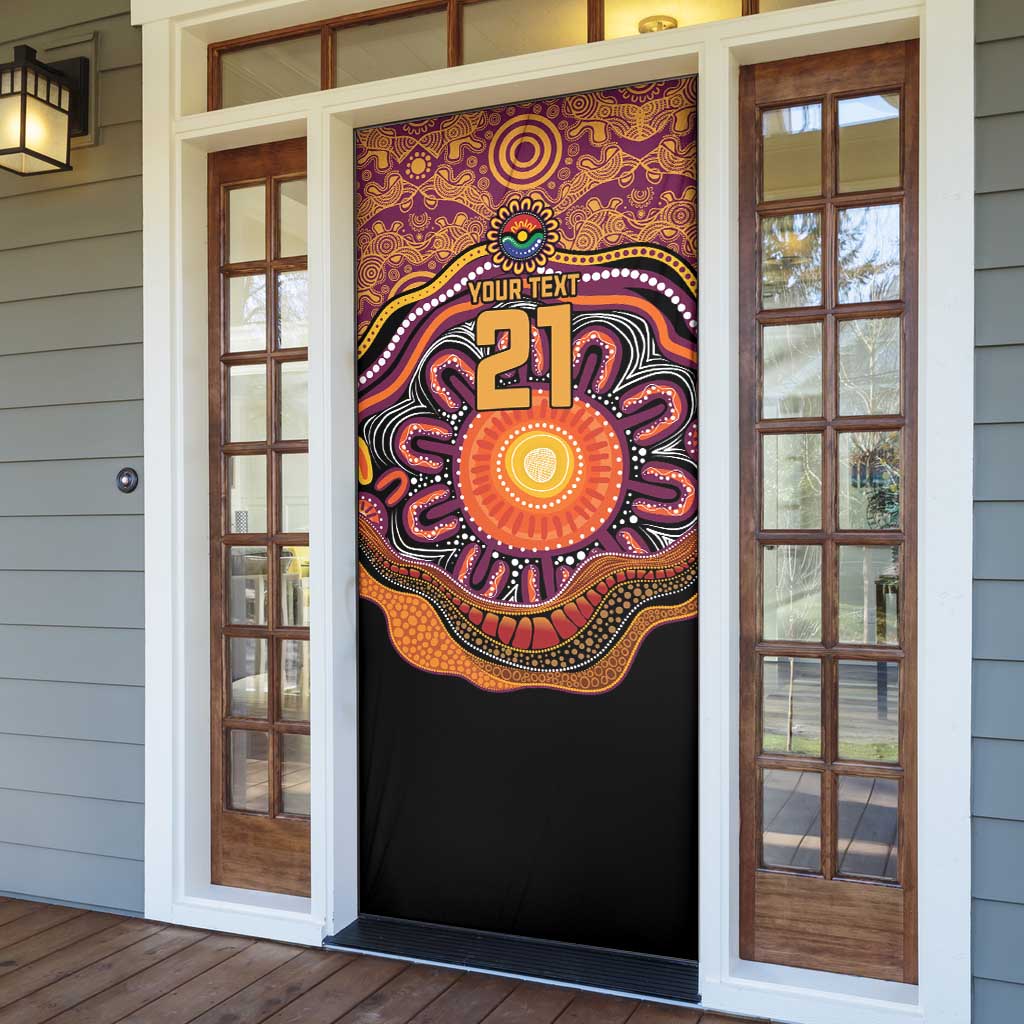 Custom Broncos Honouring First Nations Door Cover NAIDOC 2026 Deadly 50 Years