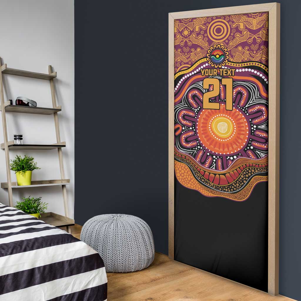 Custom Broncos Honouring First Nations Door Cover NAIDOC 2026 Deadly 50 Years
