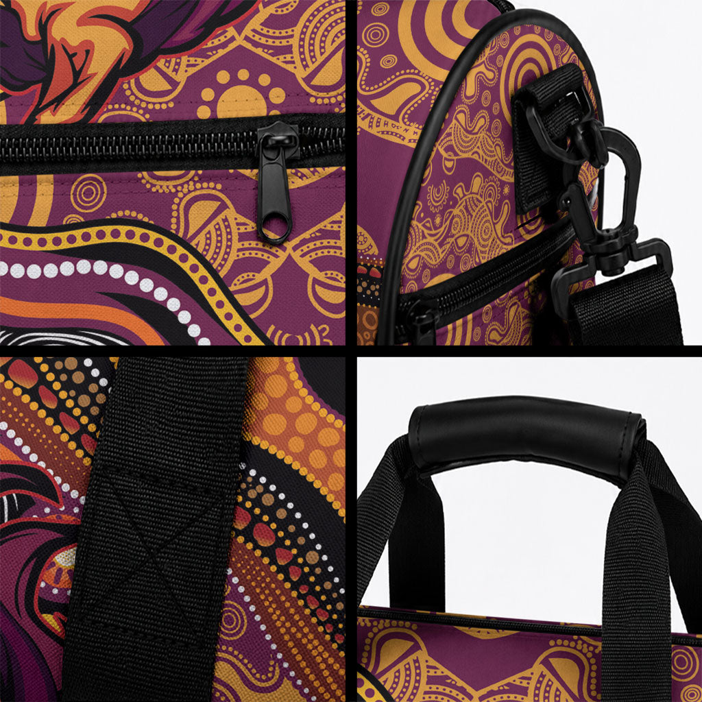 Custom Broncos Honouring First Nations Duffle Bag NAIDOC 2026 Deadly 50 Years