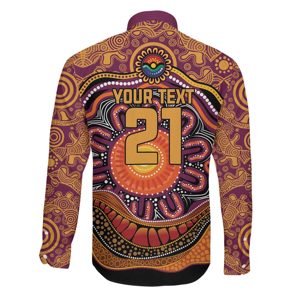 Custom Broncos Honouring First Nations Family Matching Mermaid Dress and Hawaiian Shirt NAIDOC 2026 Deadly 50 Years