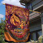 Custom Broncos Honouring First Nations Garden Flag NAIDOC 2026 Deadly 50 Years
