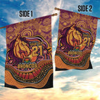 Custom Broncos Honouring First Nations Garden Flag NAIDOC 2026 Deadly 50 Years
