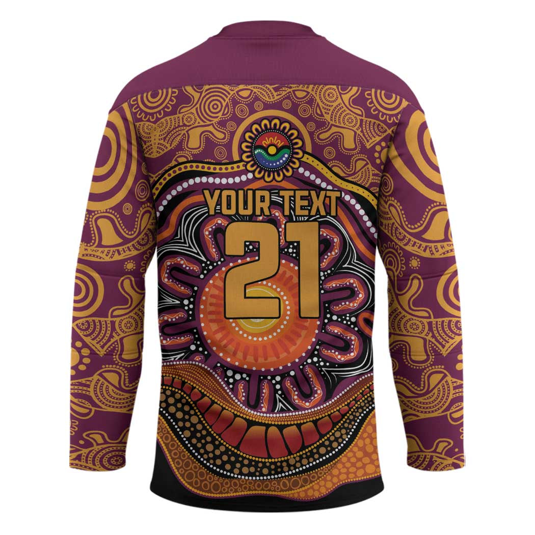 Custom Broncos Honouring First Nations Hockey Jersey NAIDOC 2026 Deadly 50 Years