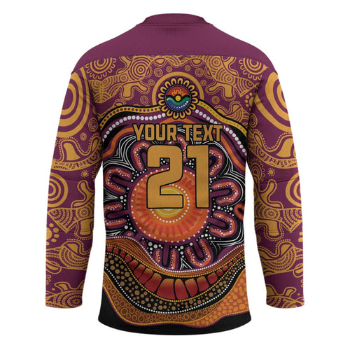 Custom Broncos Honouring First Nations Hockey Jersey NAIDOC 2026 Deadly 50 Years