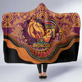 Custom Broncos Honouring First Nations Hooded Blanket NAIDOC 2026 Deadly 50 Years