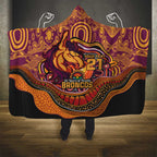 Custom Broncos Honouring First Nations Hooded Blanket NAIDOC 2026 Deadly 50 Years