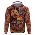 Custom Broncos Honouring First Nations Hoodie NAIDOC 2026 Deadly 50 Years