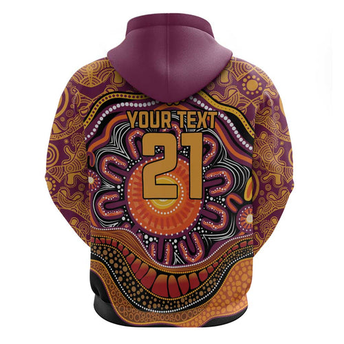 Custom Broncos Honouring First Nations Hoodie NAIDOC 2026 Deadly 50 Years
