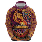 Custom Broncos Honouring First Nations Hoodie NAIDOC 2026 Deadly 50 Years