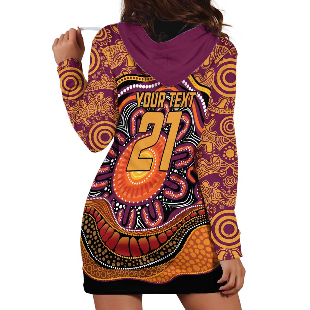 Custom Broncos Honouring First Nations Hoodie Dress NAIDOC 2026 Deadly 50 Years
