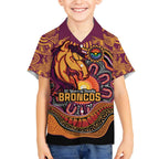 Custom Broncos Honouring First Nations Kid Hawaiian Shirt NAIDOC 2026 Deadly 50 Years