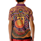Custom Broncos Honouring First Nations Kid Polo Shirt NAIDOC 2026 Deadly 50 Years