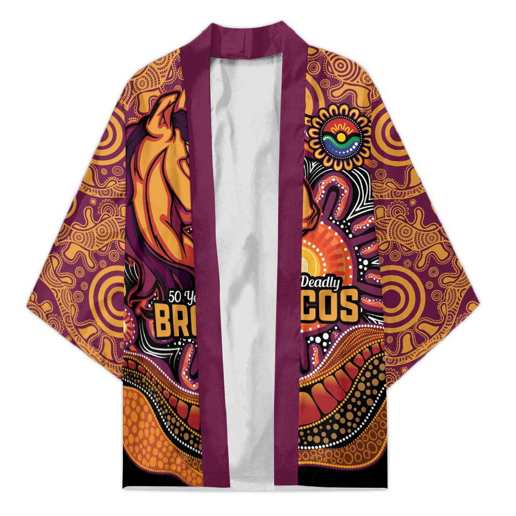 Custom Broncos Honouring First Nations Kimono NAIDOC 2026 Deadly 50 Years