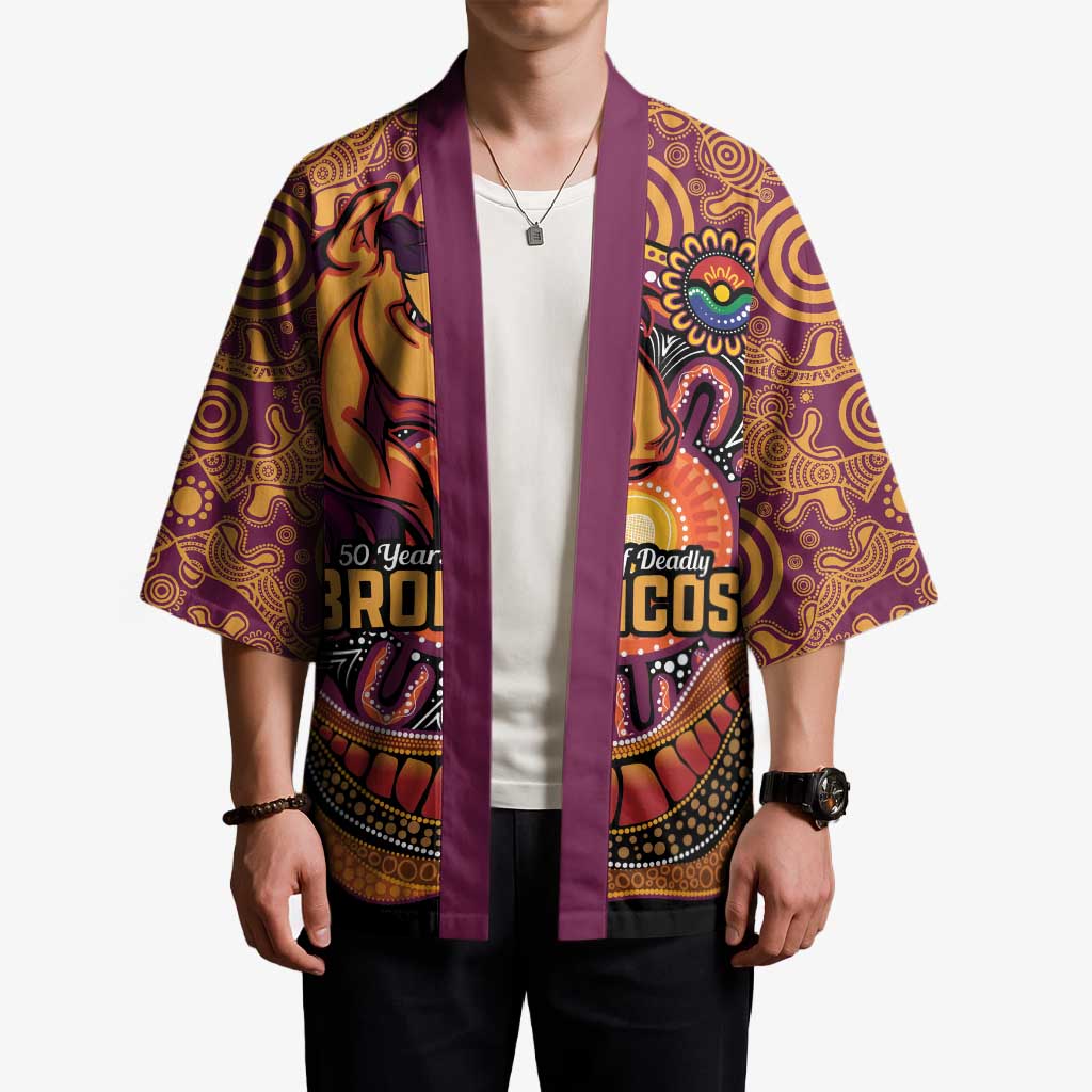 Custom Broncos Honouring First Nations Kimono NAIDOC 2026 Deadly 50 Years