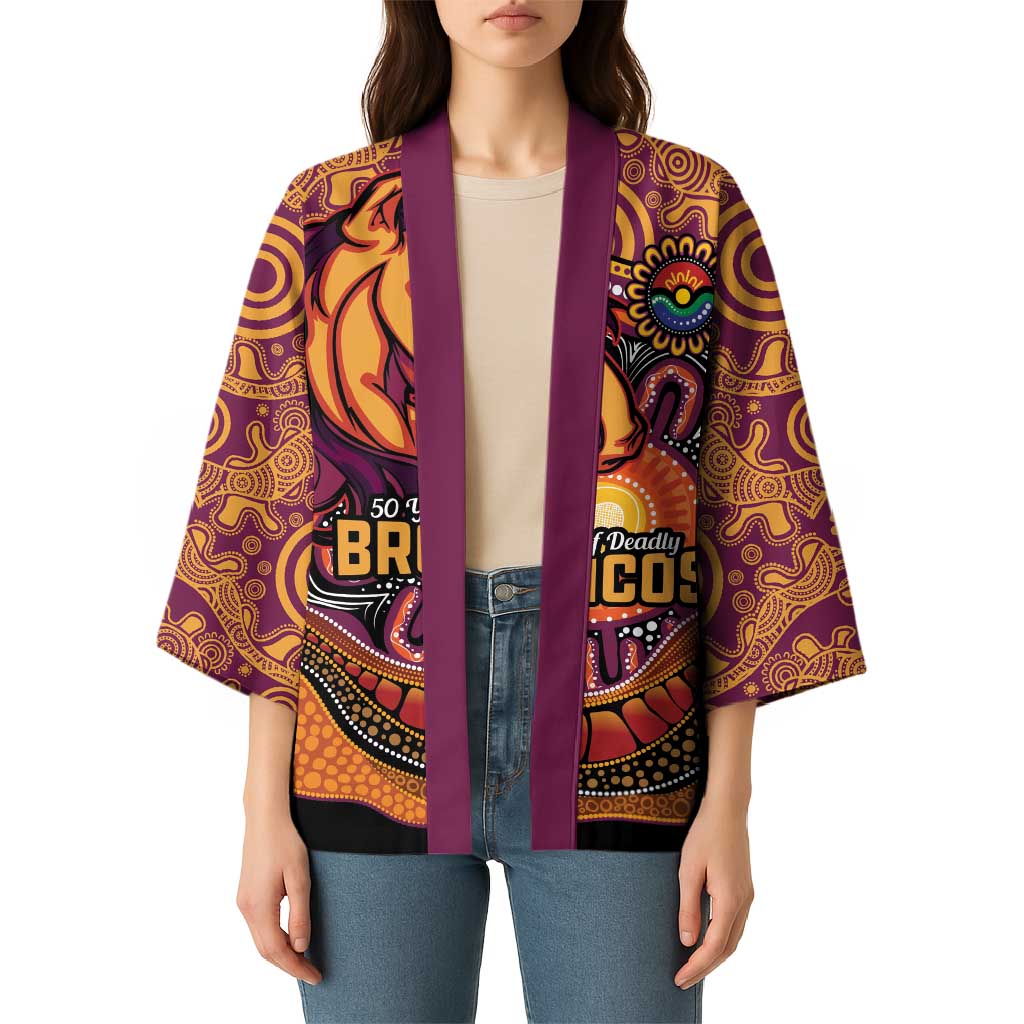 Custom Broncos Honouring First Nations Kimono NAIDOC 2026 Deadly 50 Years