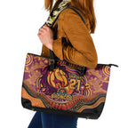 Custom Broncos Honouring First Nations Leather Tote Bag NAIDOC 2026 Deadly 50 Years