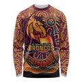 Custom Broncos Honouring First Nations Long Sleeve Shirt NAIDOC 2026 Deadly 50 Years