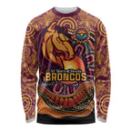 Custom Broncos Honouring First Nations Long Sleeve Shirt NAIDOC 2026 Deadly 50 Years