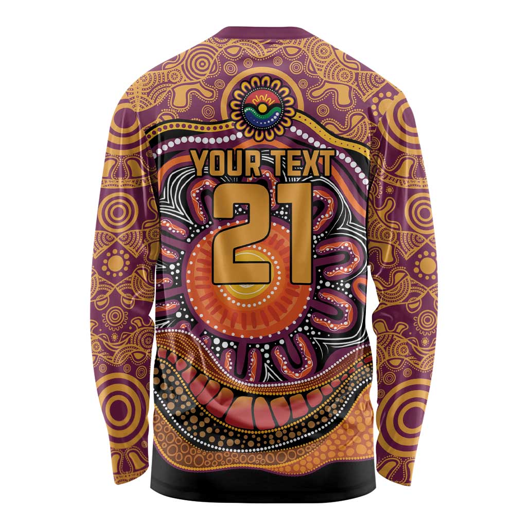 Custom Broncos Honouring First Nations Long Sleeve Shirt NAIDOC 2026 Deadly 50 Years